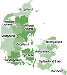 Kort over campingpladser i Danmark