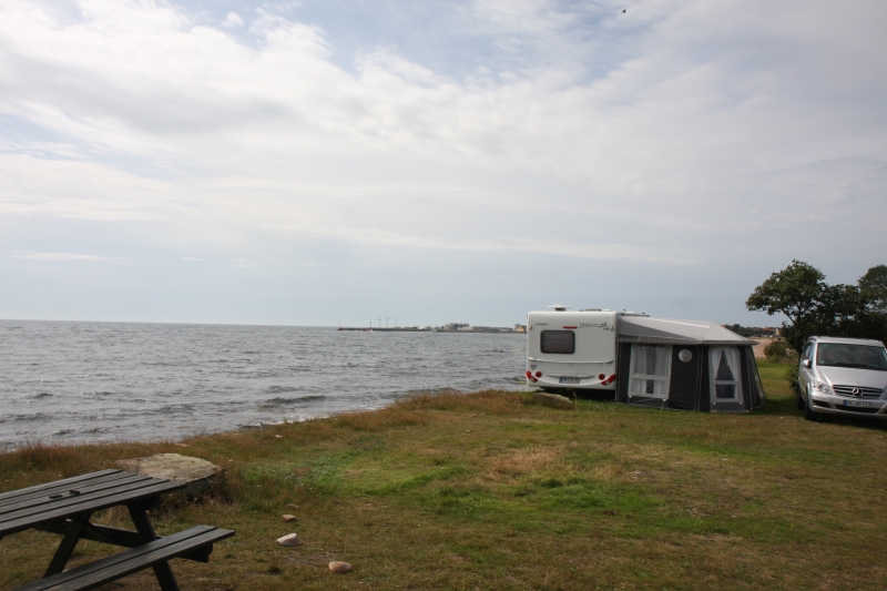 Nexø Strand Camping - Lige ned til vandet.